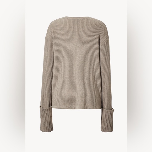 TOVE Charlotte Knitted Cardigan Barley - Picture 2 of 10